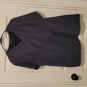 ELLE Grey Scrub Top XL.